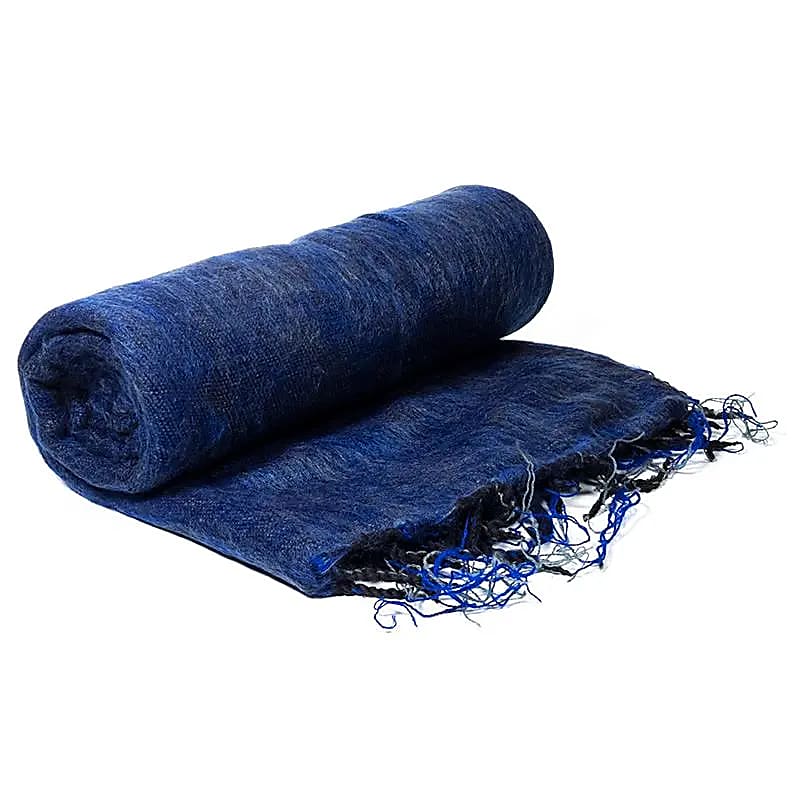 Scialle da meditazione blu scuro